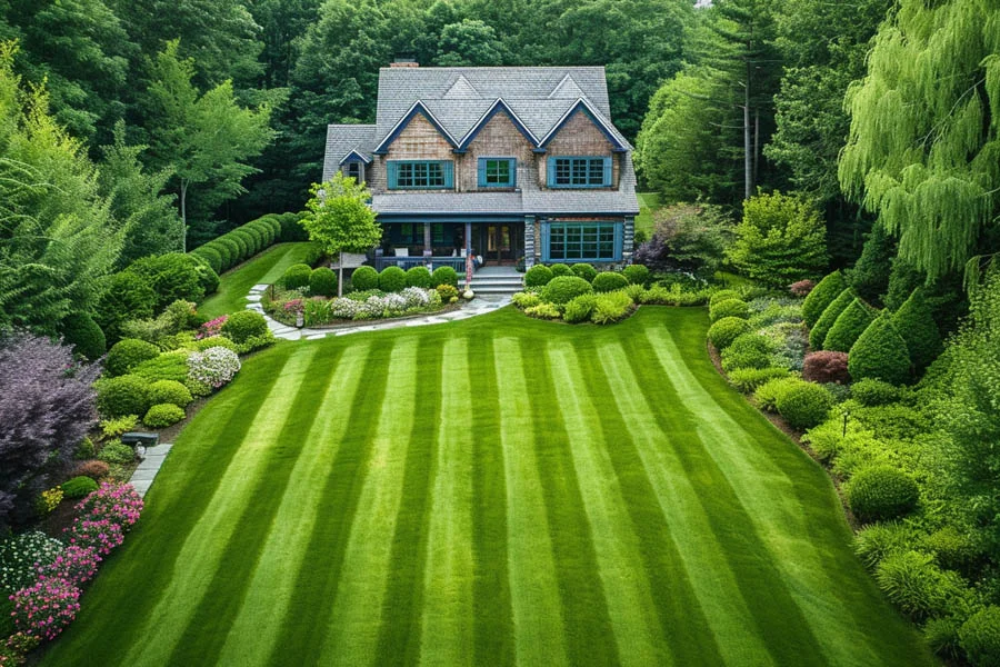 battery powered electric lawn mowers