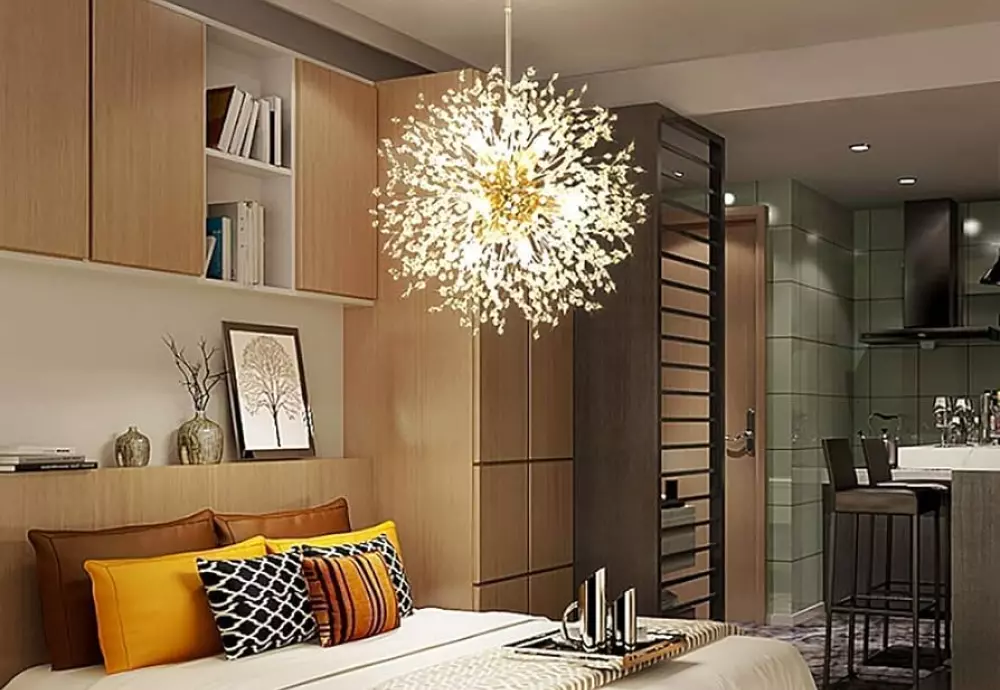 glass globe round chandelier